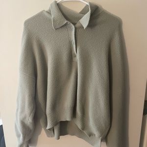 COPY - A&F sage green sweater